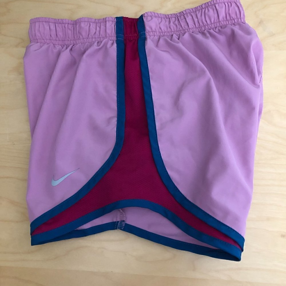NIKE Dri-Fit Tempo Athletic Shorts Women's size XS Pink & Red